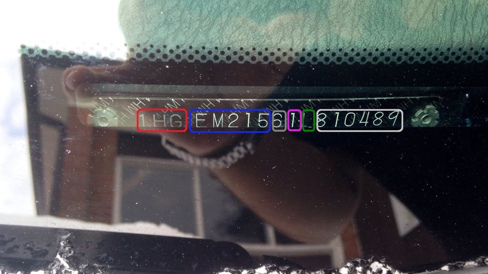 Honda: decodificación de VIN y códigos de chasis